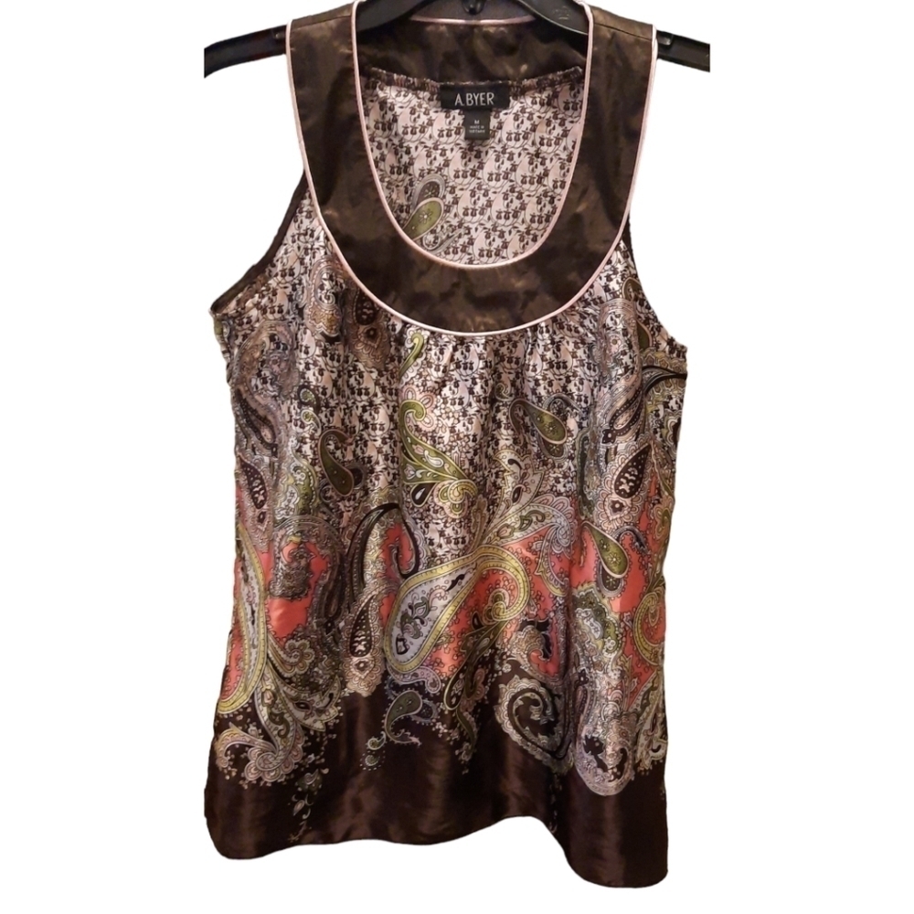A Byer Sleeveless Blouse Medium New With Tags